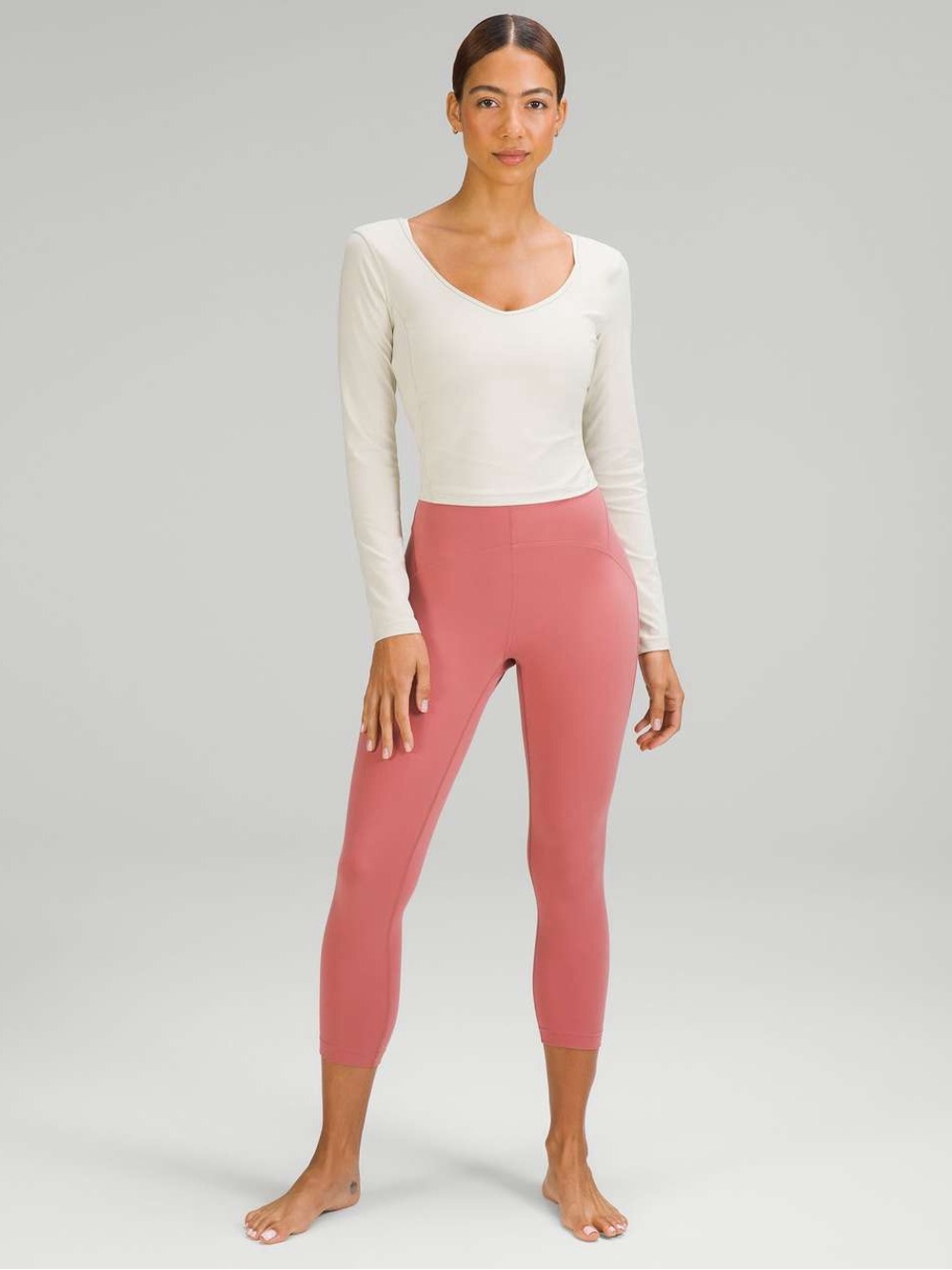 Lululemon InStill High-Rise Crop 23" in Brier Rose, Size 8